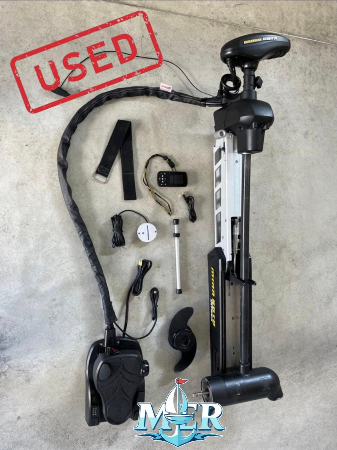 Used Minn Kota Ultrex Trolling Motor 80 lbs (24V) – 52″ Shaft Length - Image 2
