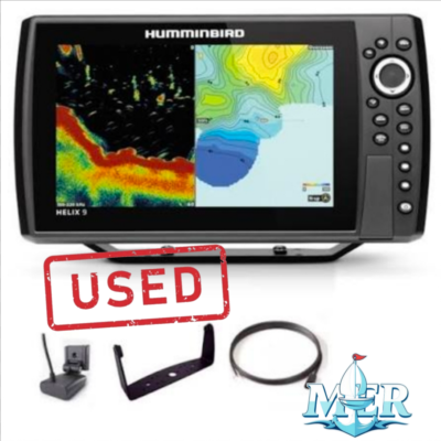 Used Humminbird Helix 9-Inch G4N XM 9 HW with MSI T Mega Imaging Plus Transducer