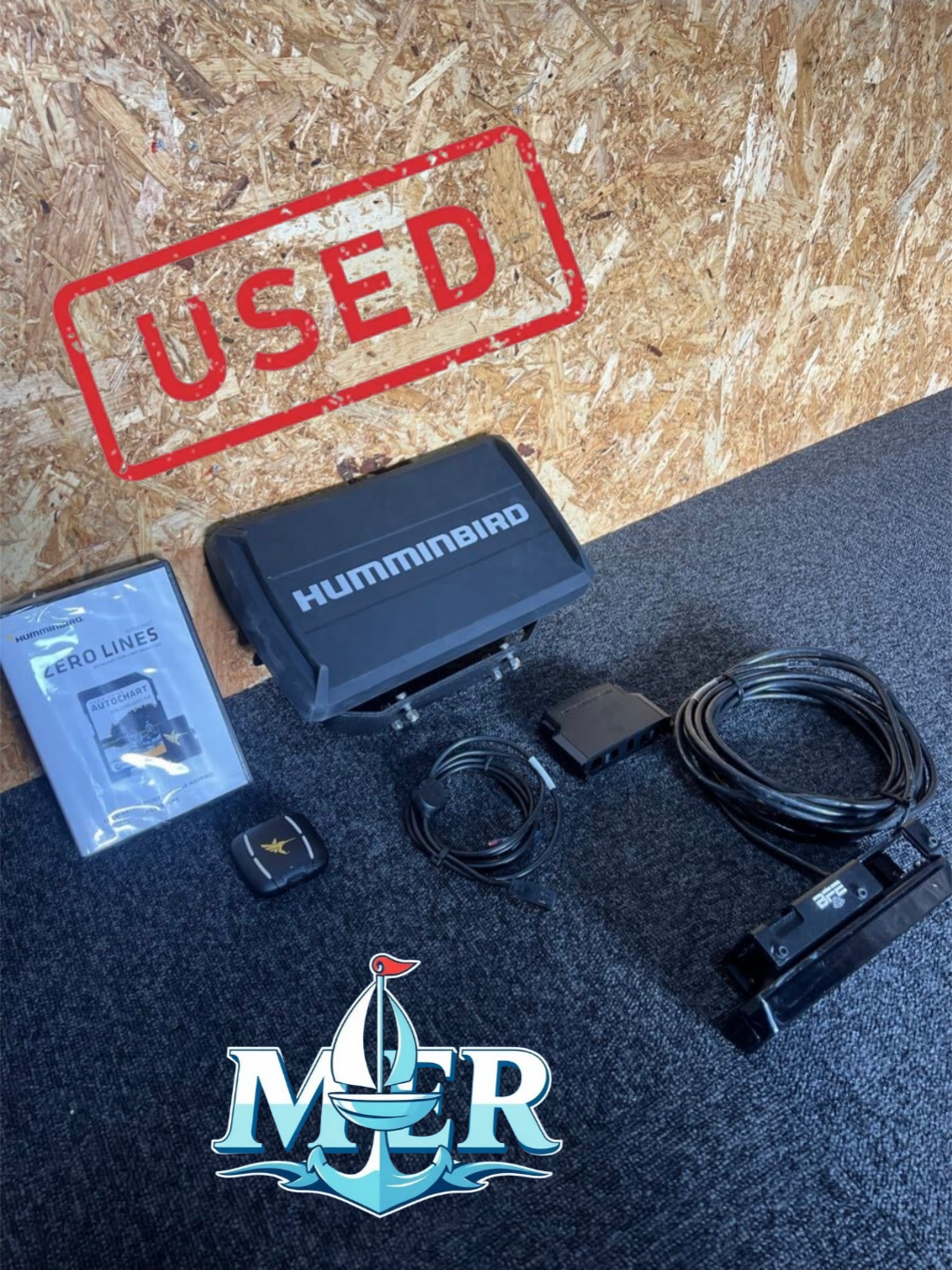 Used Humminbird Helix 9-Inch G4N XM 9 HW with MSI T Mega Imaging Plus Transducer - Image 2
