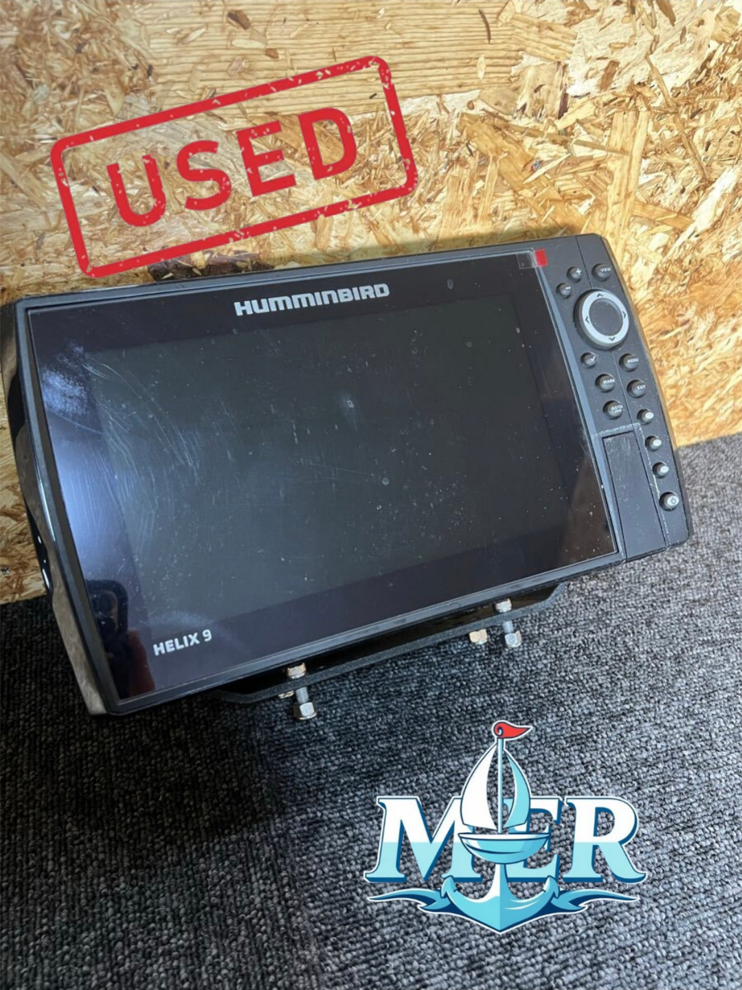 Used Humminbird Helix 9-Inch G4N XM 9 HW with MSI T Mega Imaging Plus Transducer - Image 3