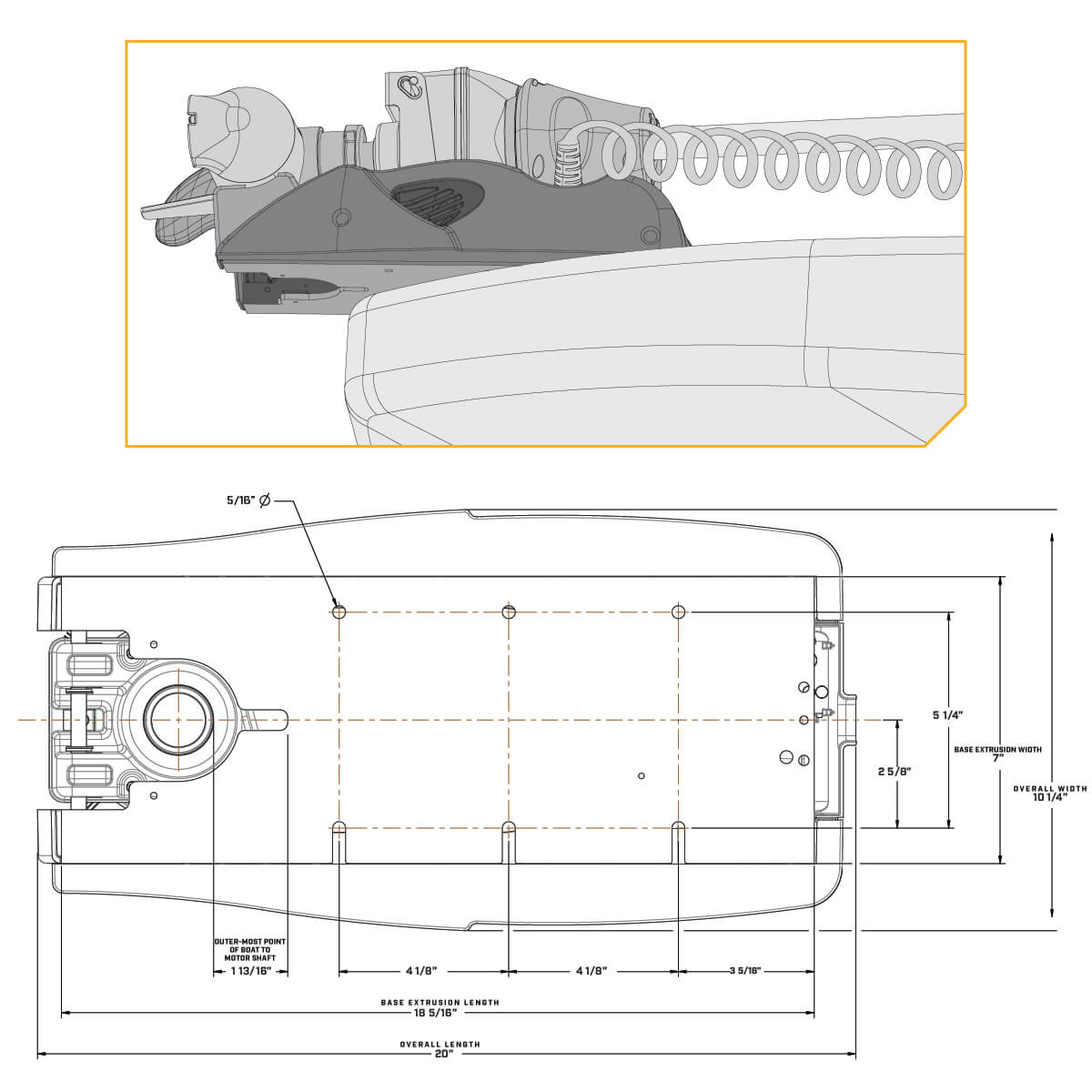 Minn Kota RT Ulterra 112/IPLINK_BT Trolling Motor 60″ 1358967