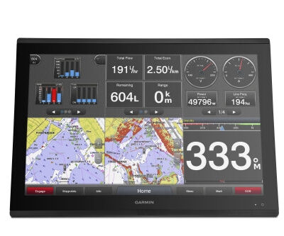 GARMIN GPSMAP8624 24IN PLOTTER WITH US AND CANADA GN+