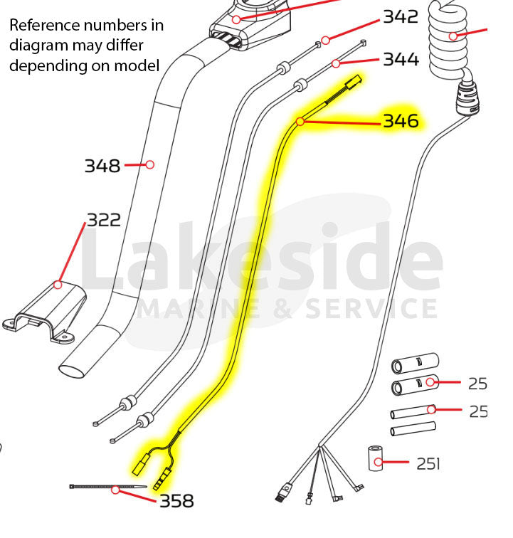 2297411 Minn Kota Ultrex Steering Motor Wire Harness - Image 3