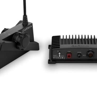 GARMIN PANOPTIX LIVESCOPE XR WITH LVS62 TRANSDUCER AND GLS 10 SONAR BLACK BOX