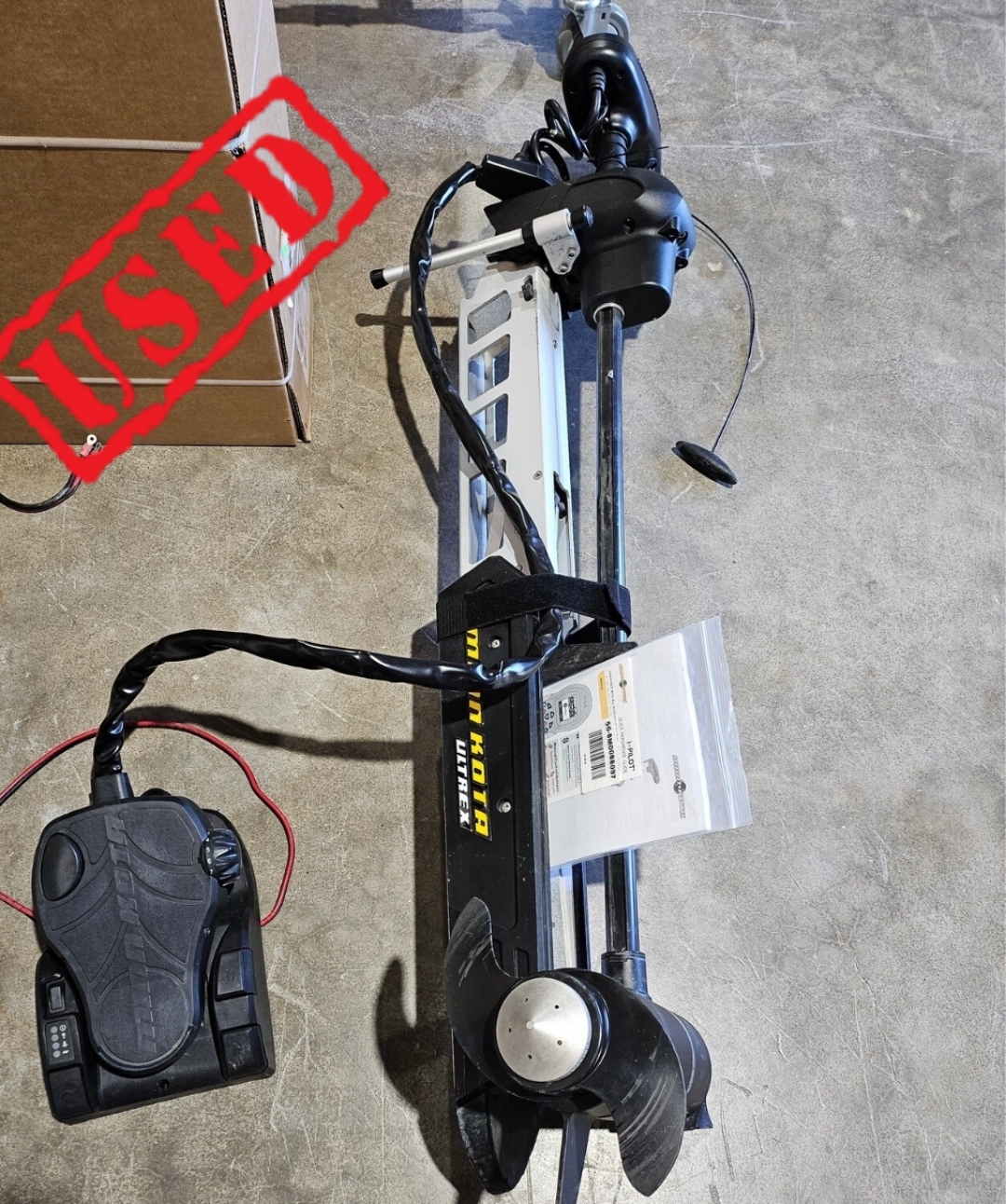 USED Minn Kota Ultrex Trolling Motor 80lb 45in – US2 i-Pilot BT - Image 2