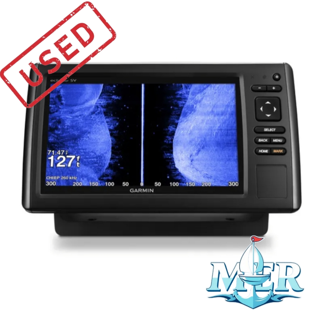 Used GARMIN echoMAP CHIRP 94sv 9″ Chartplotter/Fish Finder with CV51M-TM Chirp Transducer