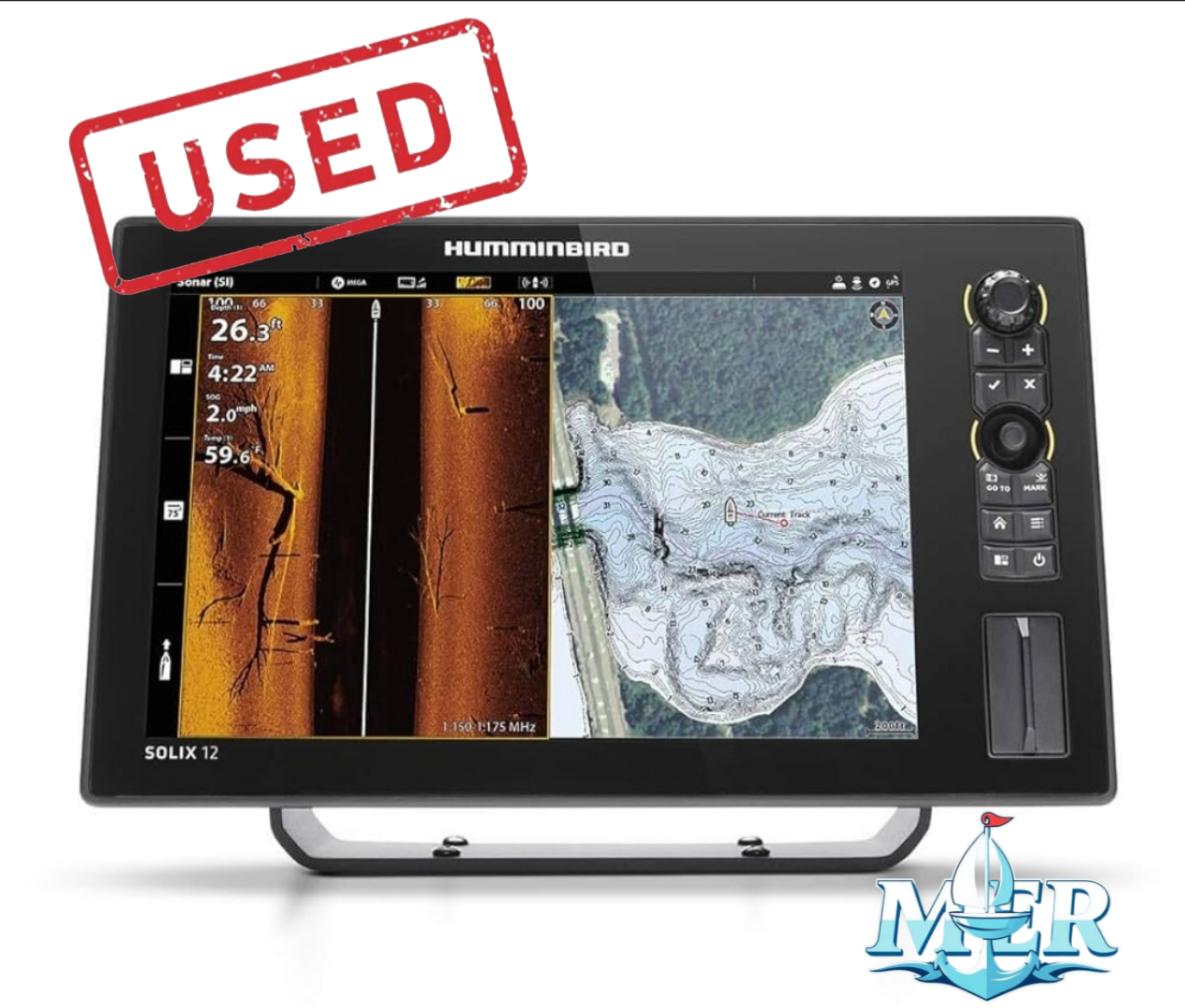 USED Humminbird Solix 12 G3N Bundle