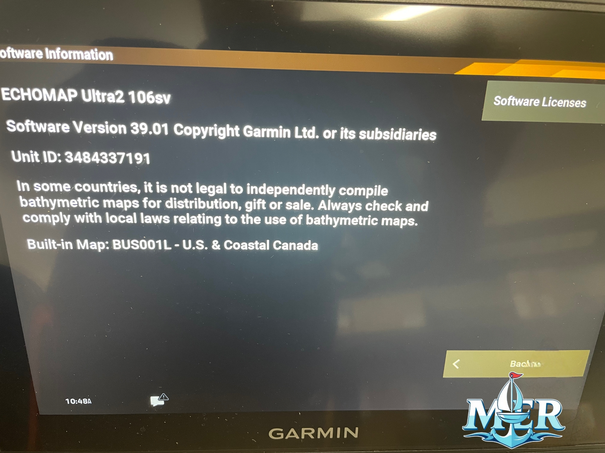 Used Garmin Echomap Ultra 2 106sv with Transducer 56GT - Image 3