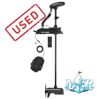Used Minn Kota Terrova Bow-Mount Electric Trolling Motor with GPS, Spot-Lock, MEGA Down Imaging – 80 Lb. Thrust, 45 in. Shaft/spot-lock