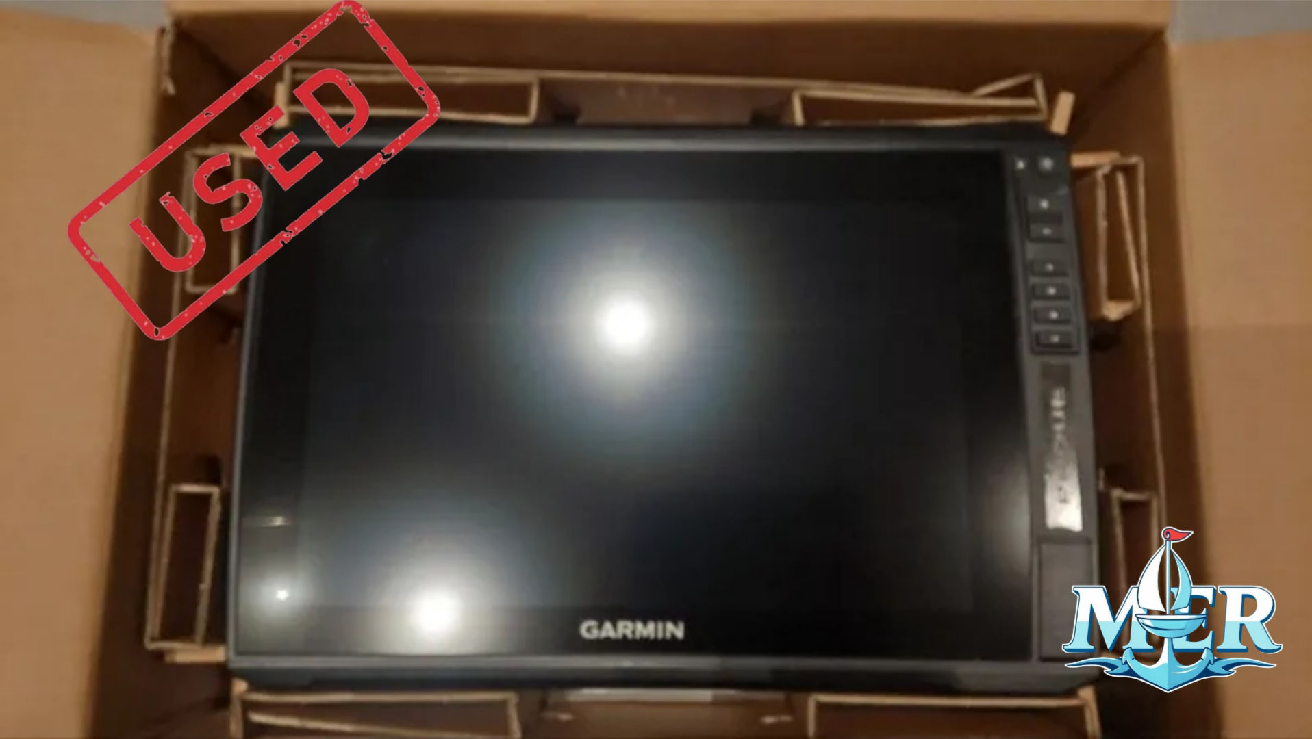 Used Garmin ECHOMAP Ultra 122sv with GT56UHD-TM Transducer - Image 2