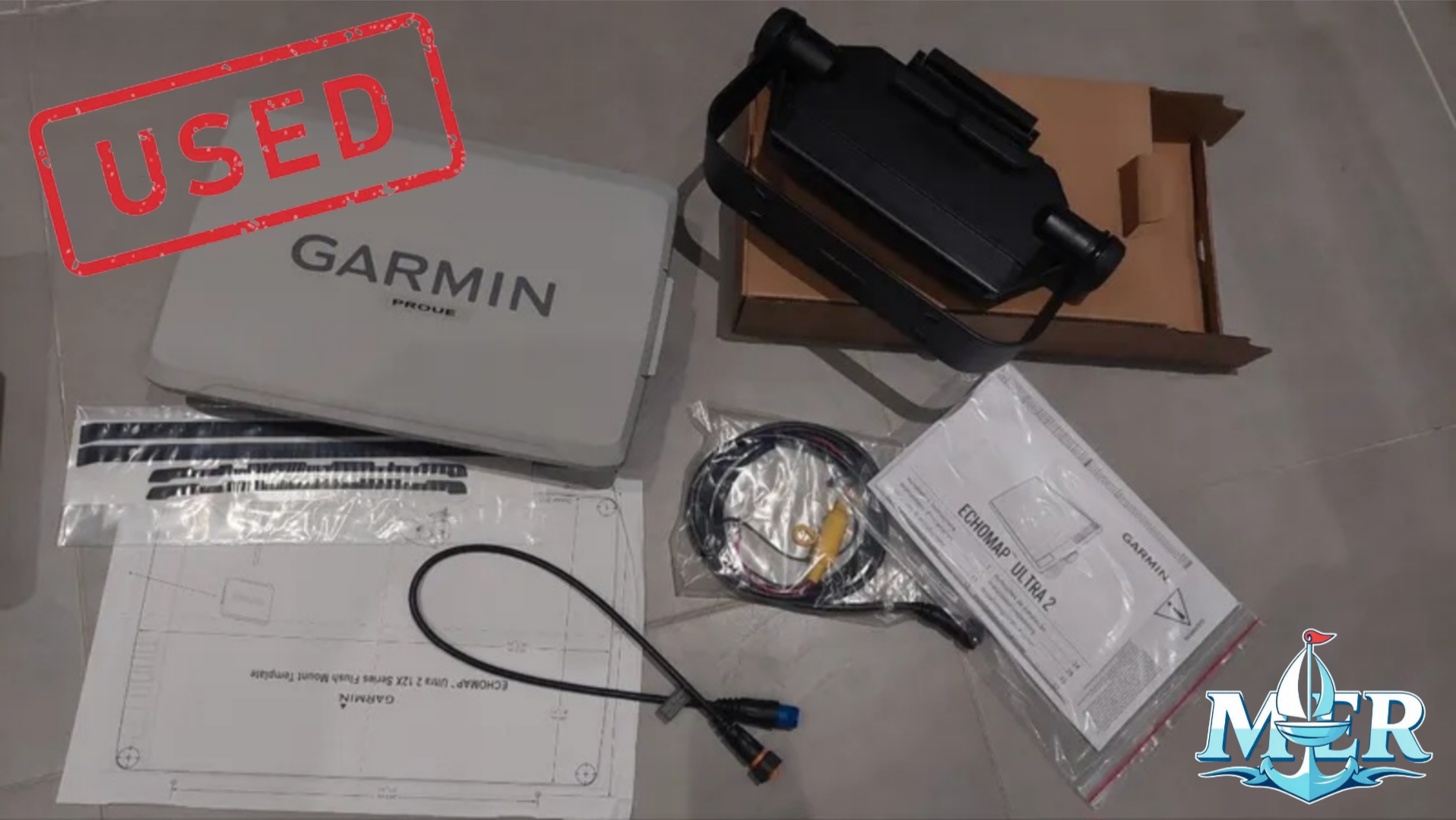 Used Garmin ECHOMAP Ultra 122sv with GT56UHD-TM Transducer - Image 3