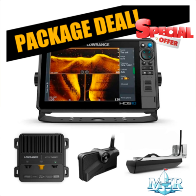 Lowrance HDS Pro 10 + Active Target 2 Live Bundle w/ 3-in-1 HD Transducer