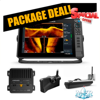 Lowrance HDS Pro 12 + Active Target 2 Live Bundle w/ 3-in-1 HD Transducer