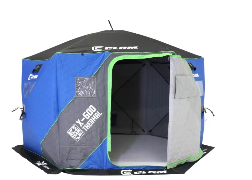 Clam Ice Team X-600 Thermal Hub Ice Shelter - Image 2