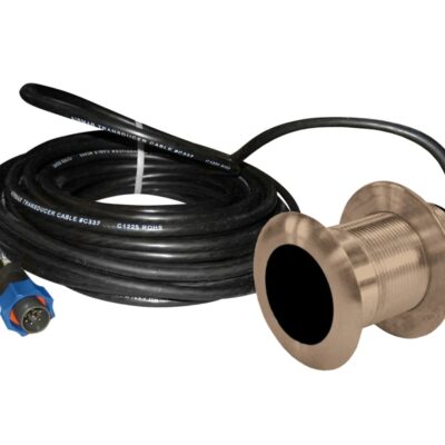 LOWRANCE B117 0° 50/200KHZ THRU-HULL DEPTH/TEMP W/BLUE CONNECTOR – 600W