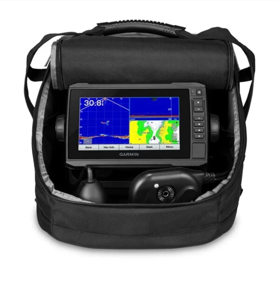 GARMIN ECHOMAP UHD 73CV PS22 PANOPTIX BUNDLE WITH GT10 US LAKEVU G3