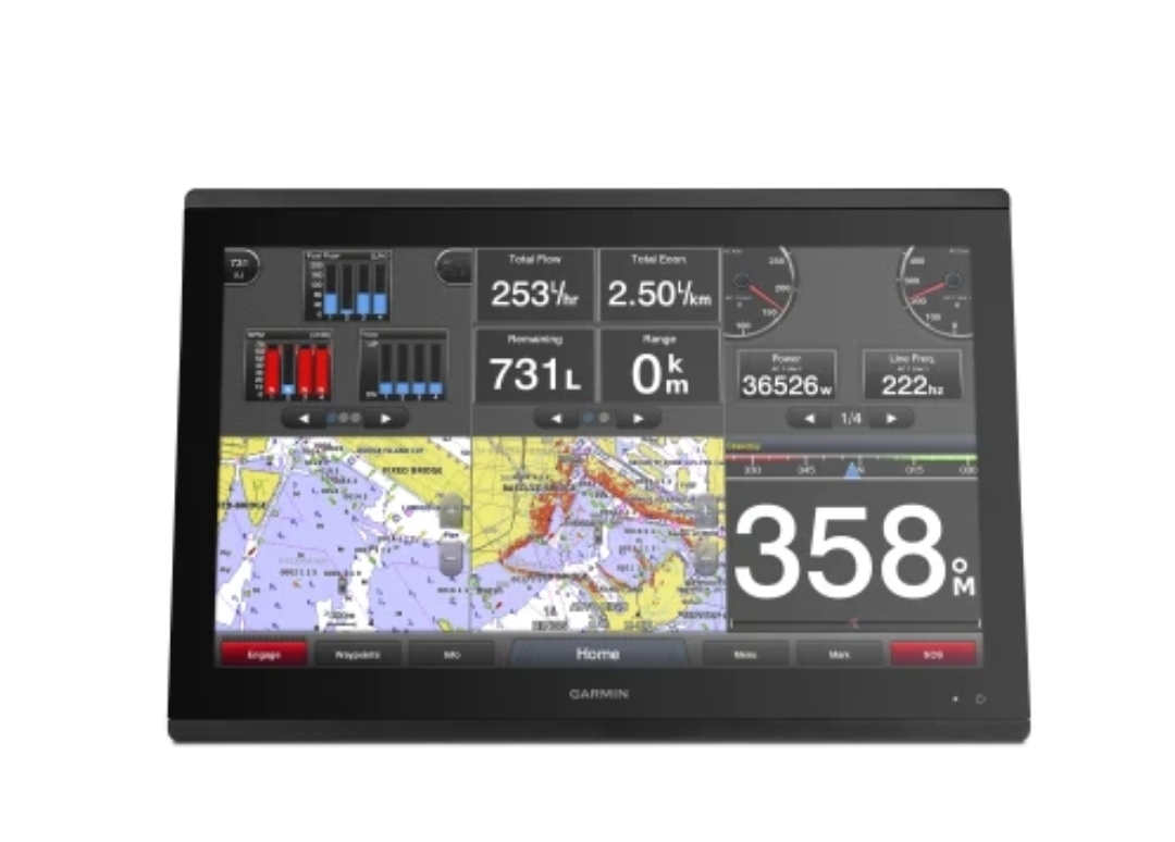 GARMIN GPSMAP8617 17IN PLOTTER WITH US AND CANDA GN+