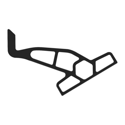 Raptor Jack Plate Adapter Bracket – Starboard, 6″, Black 1810362