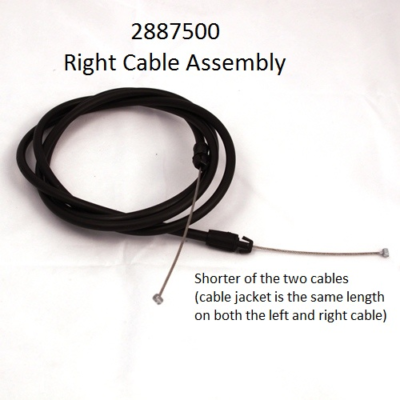 2887500 & 2887510 Minn Kota Replacement Steering Cables Left/Right Sides